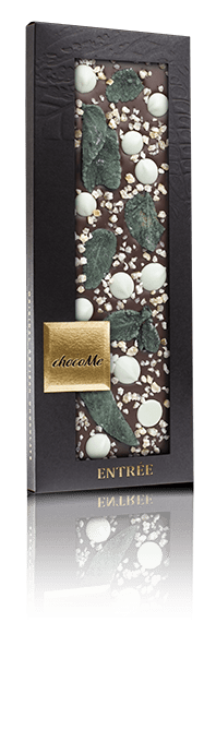 Chocolate Negro 66% con HIERBABUENA, LIMÓN Y LIMA