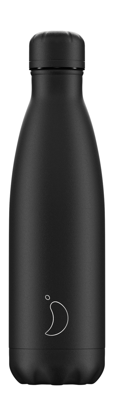Pot Alimentaire Isotherme Chilly's 500 Ml - Édition Monochrome Noir - Inox