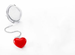 INFUSOR BOLA CORAZÓN TALLA M DE ACERO INOXIDABLE